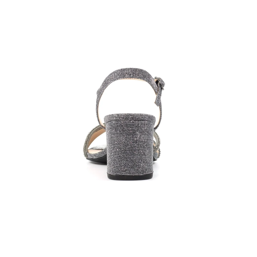 LUNAR Shazam Pewter Block Heel Sandal 8 LUNAR Shazam Pewter Block Heel Sandal - Image 8