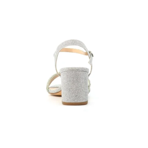 LUNAR Shazam Silver Block Heel Sandal 15 LUNAR Shazam Silver Block Heel Sandal -Slipper Supply Store shazam silver block heel sandal p7597 437190 image