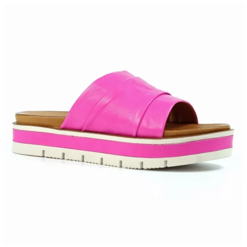 LUNAR Sorrento Fuchsia Leather Sandal -Slipper Supply Store sorrento fuchsia leather sandal p7280 417570 image