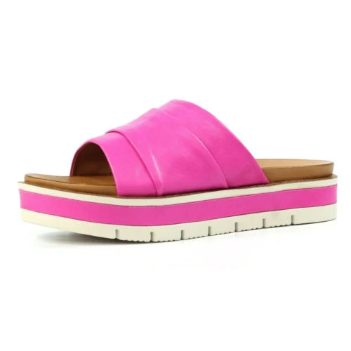 LUNAR Sorrento Fuchsia Leather Sandal -Slipper Supply Store sorrento fuchsia leather sandal p7280 417576 image