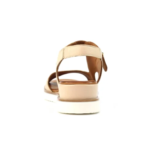 LUNAR Spring Beige Leather Wedge Sandal -Slipper Supply Store spring beige leather wedge sandal p7285 417876 image