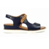 LUNAR Spring Navy Leather Wedge Sandal -Slipper Supply Store spring navy leather wedge sandal p7286 417894 image