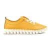 LUNAR St Austell Yellow Leather Plimsoll -Slipper Supply Store st austell yellow leather plimsoll p7314 419592 image