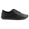 LUNAR St. Ives Black Sole Leather Plimsoll 16 LUNAR St. Ives Black Sole Leather Plimsoll -Slipper Supply Store st ives black sole leather plimsoll p5924 355136 image