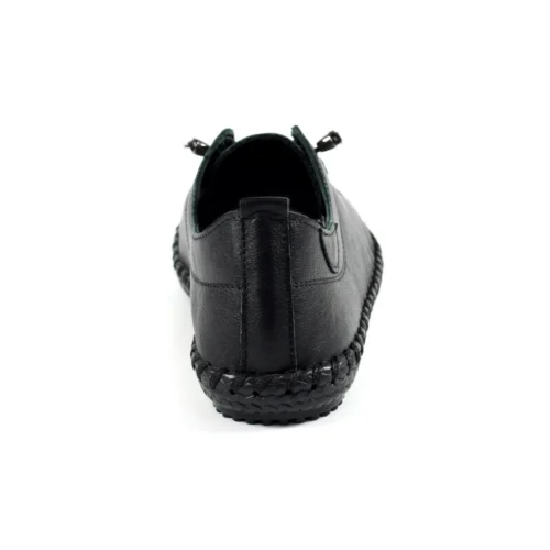 LUNAR St. Ives Black Sole Leather Plimsoll 15 LUNAR St. Ives Black Sole Leather Plimsoll -Slipper Supply Store st ives black sole leather plimsoll p5924 355166 image