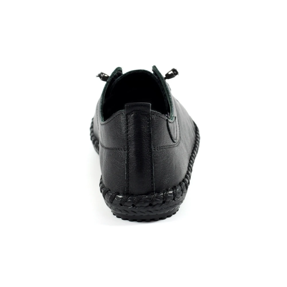 LUNAR St. Ives Black Sole Leather Plimsoll 8 LUNAR St. Ives Black Sole Leather Plimsoll - Image 8