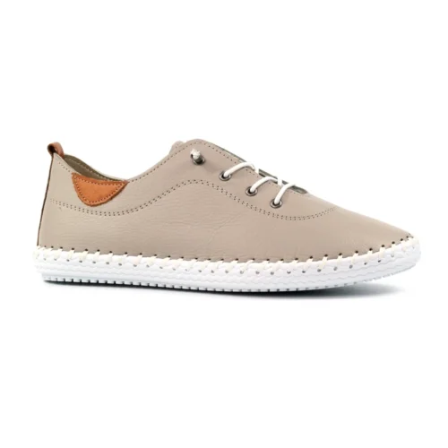 LUNAR St. Ives Stone Leather Plimsoll -Slipper Supply Store st ives stone leather plimsoll p7204 413753 image