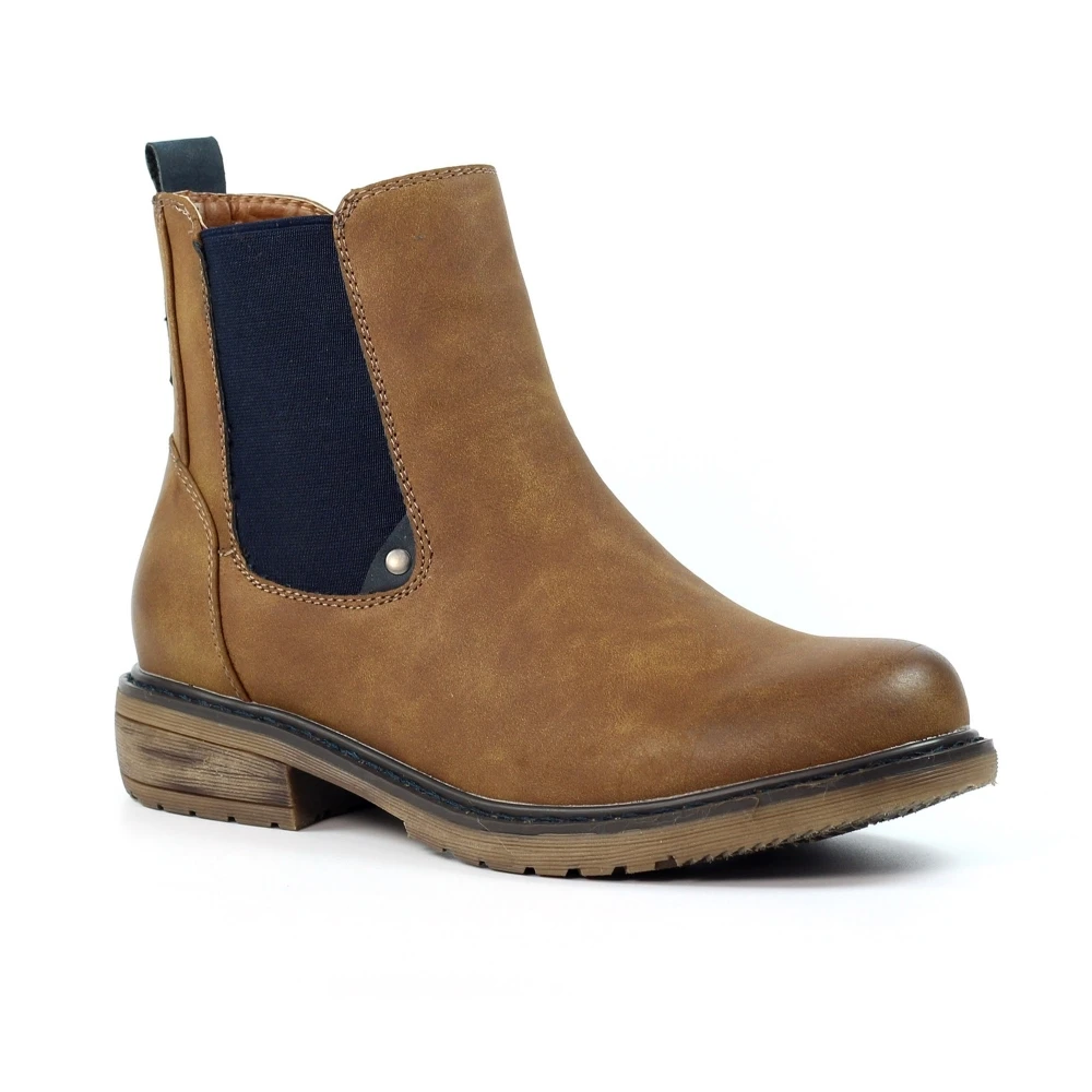 LUNAR Suvi Tan Ankle Boot 4 LUNAR Suvi Tan Ankle Boot - Image 4