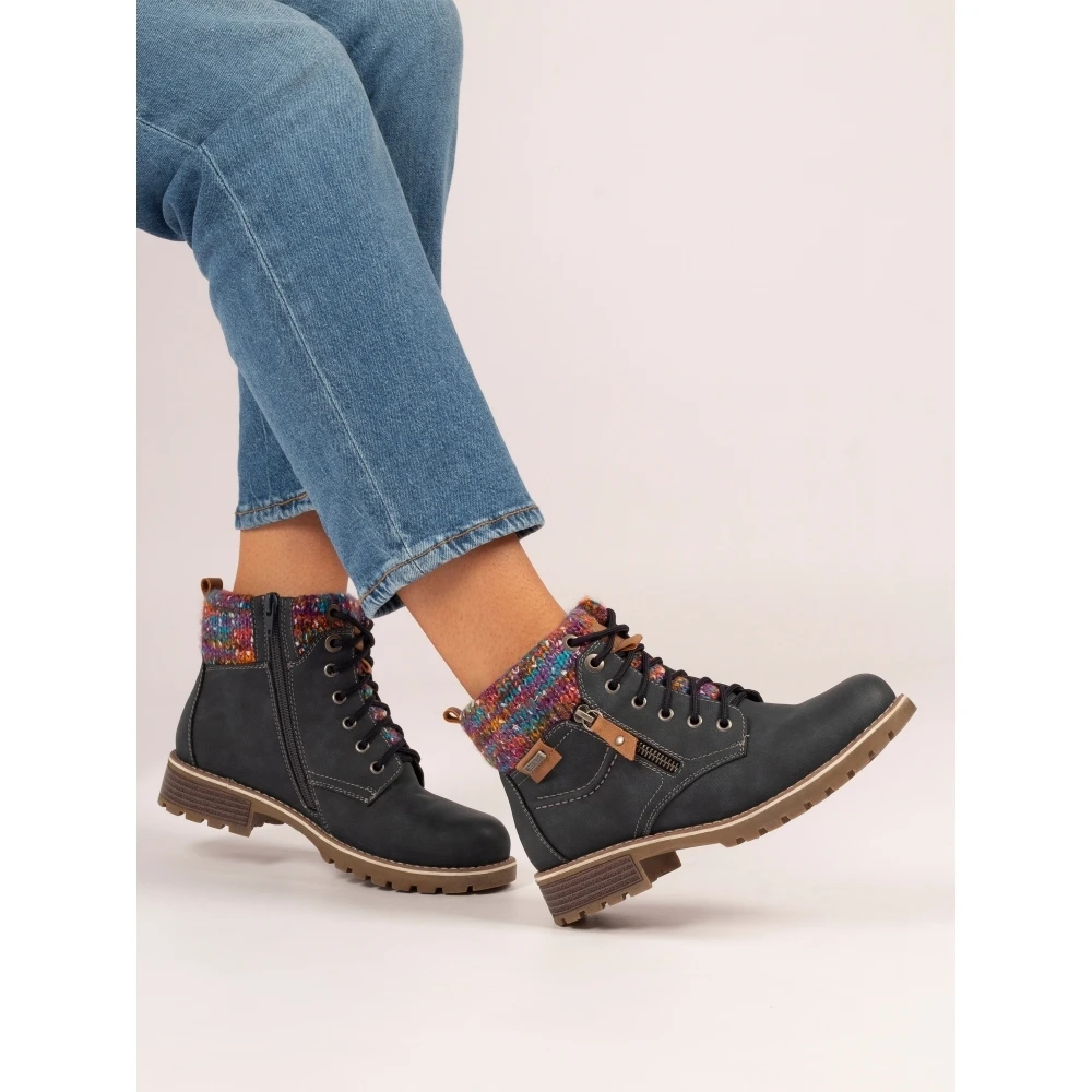 LUNAR Tabasco Navy Waterproof Boot 2 LUNAR Tabasco Navy Waterproof Boot - Image 2