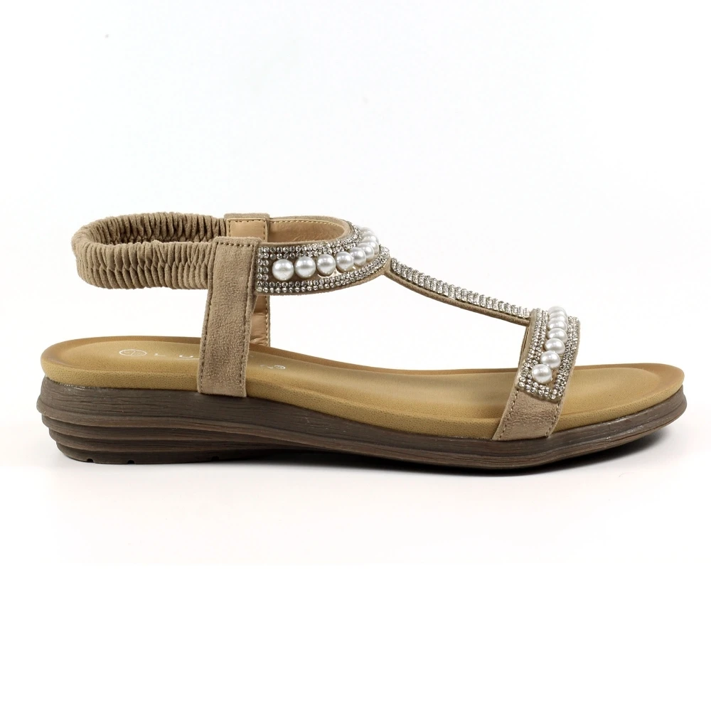 LUNAR Tancy Beige Pearl Sandal 1 LUNAR Tancy Beige Pearl Sandal