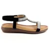 LUNAR Tancy Black Pearl Sandal -Slipper Supply Store tancy black pearl sandal p6281 390232 image