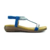LUNAR Tancy Teal Pearl Sandal -Slipper Supply Store tancy teal pearl sandal p7153 412703 image