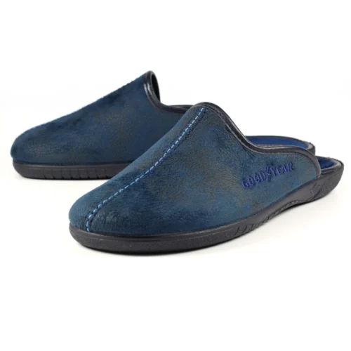 Goodyear Tees Navy Mule Slipper -Slipper Supply Store tees navy mule slipper p6836 388352 image
