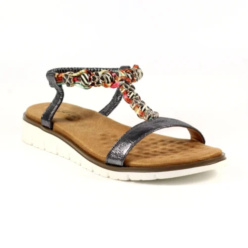 LUNAR Tempo Pewter Sandal 9 LUNAR Tempo Pewter Sandal -Slipper Supply Store tempo pewter sandal p6285 371608 image