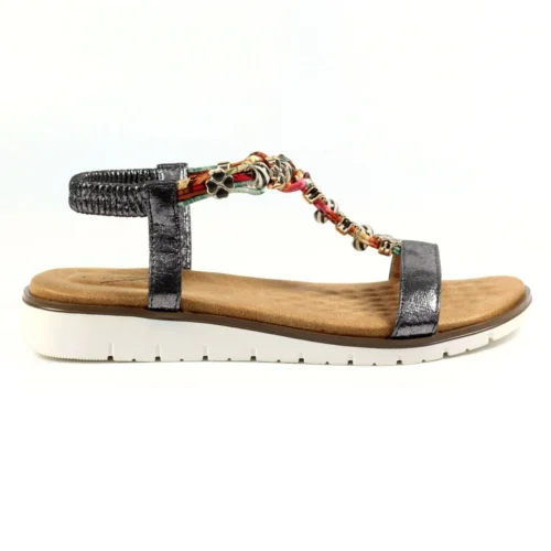 LUNAR Tempo Pewter Sandal