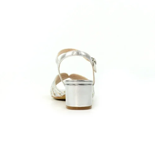 LUNAR Twinkle Silver Block Heel Sandal 12 LUNAR Twinkle Silver Block Heel Sandal -Slipper Supply Store twinkle silver block heel sandal p7475 429377 image