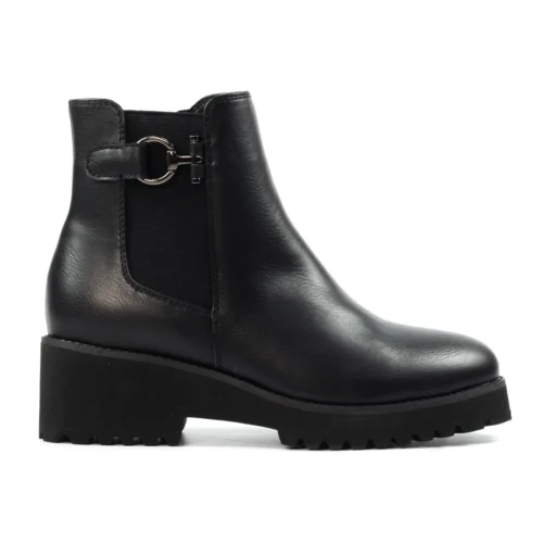 LUNAR Union Black Ankle Boot