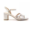 LUNAR Utah Silver Block Heel Sandal -Slipper Supply Store utah silver block heel sandal p7599 437070 image