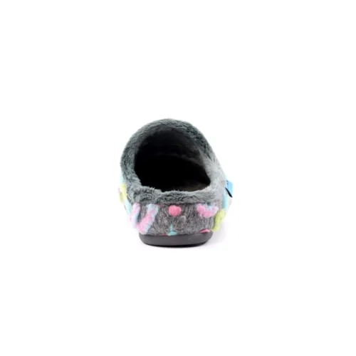 LUNAR Valentine Grey Mule Slipper 13 LUNAR Valentine Grey Mule Slipper -Slipper Supply Store valentine grey mule slipper p6863 389829 image