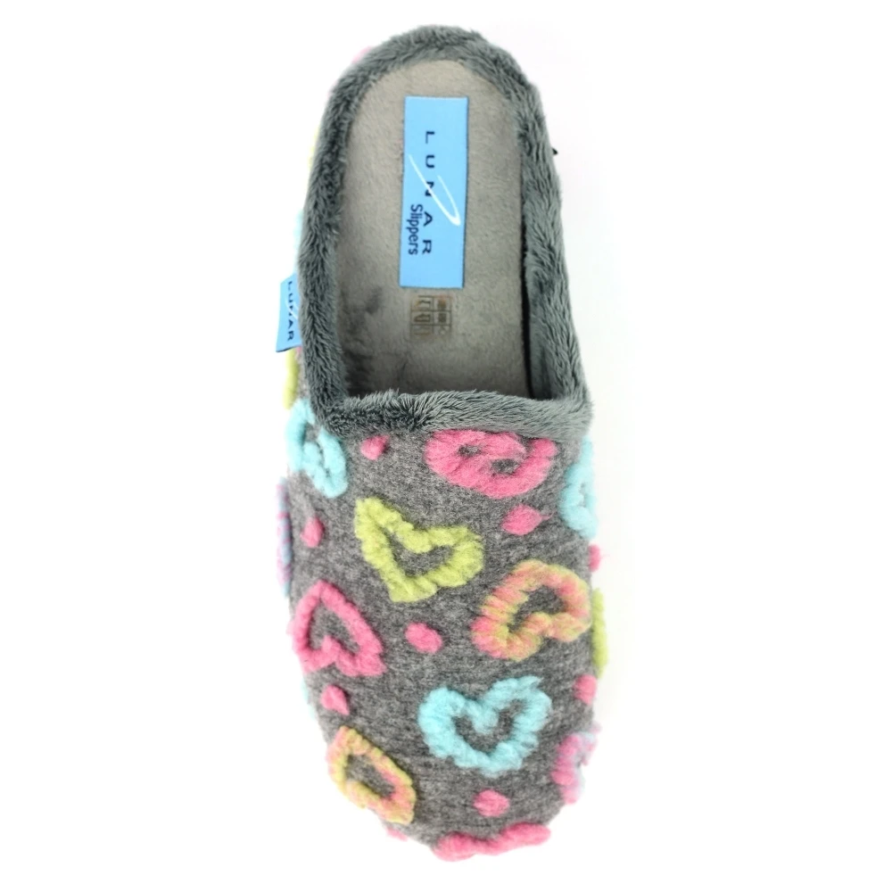 LUNAR Valentine Grey Mule Slipper 7 LUNAR Valentine Grey Mule Slipper - Image 7