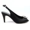 LUNAR Venice Black Peep Toe Slingback -Slipper Supply Store venice black peep toe slingback p5526 330259 image