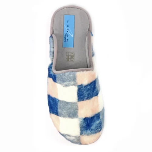 LUNAR Yasmina Blue Mule Slipper -Slipper Supply Store yasmina blue mule slipper p6896 391545 image